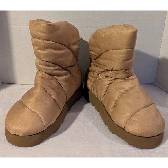 Piumestudio Luna Pillow Boots Evereve Winter Camel Tan Italy Womens Sz 39/8 Fun - Picture 11 of 11